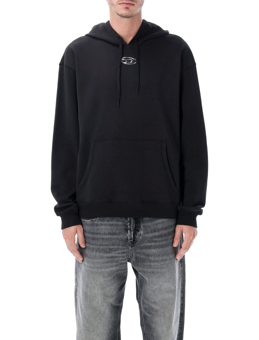 Diesel S Norm Hood Iod Black Hoodie