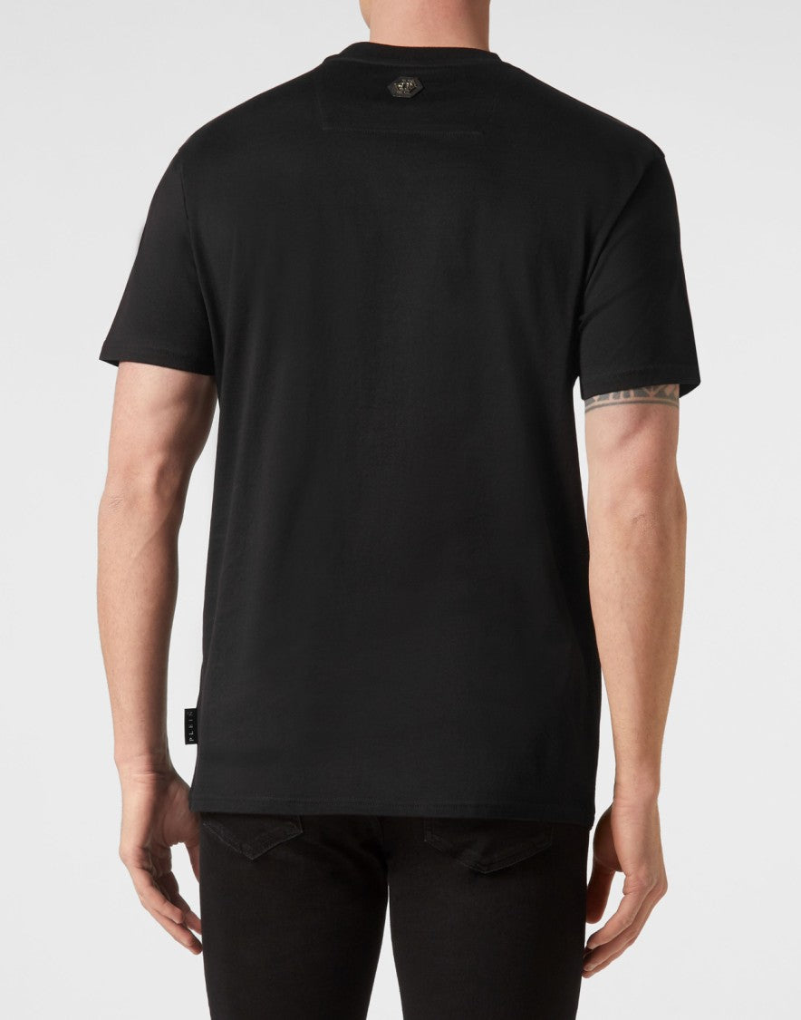 Philipp Plein Black Skull & Bones Graphic Short-Sleeve Cotton T-Shirt