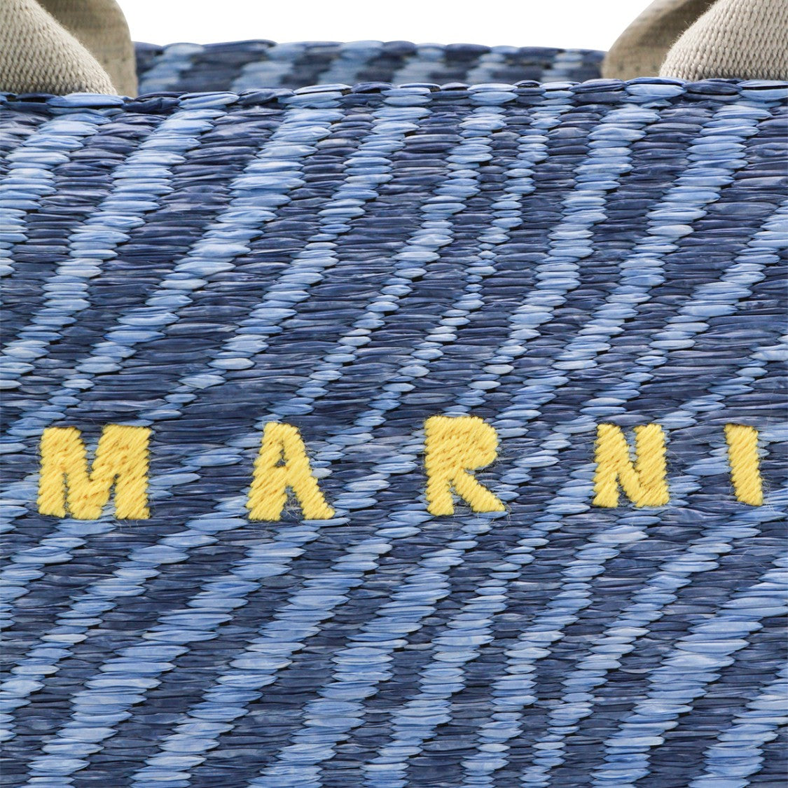 Marni Blue Patterned Tote Bag