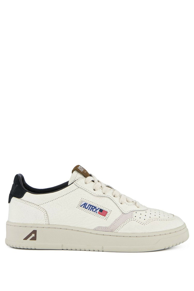 Autry Medalist Lowleat Elep Bk Pinecone Sneakers