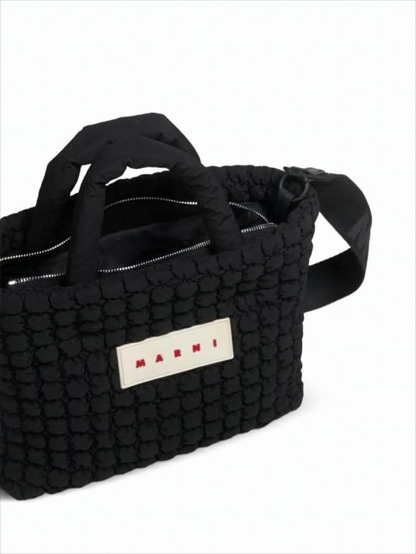 Marni Textured Bubble-Pattern Shoulder Bag