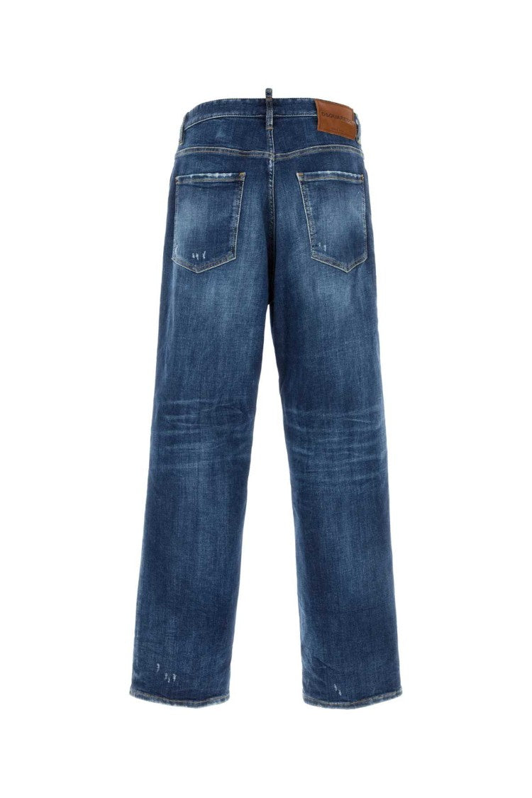 Dsquared2 Stretch Denim Loose Jeans