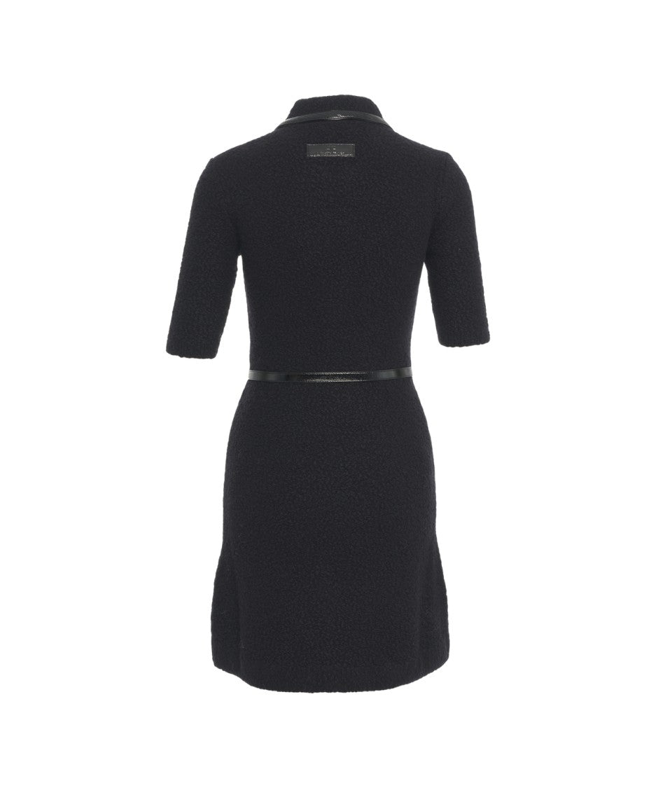 Elisabetta Franchi Bouclé Knit Dress