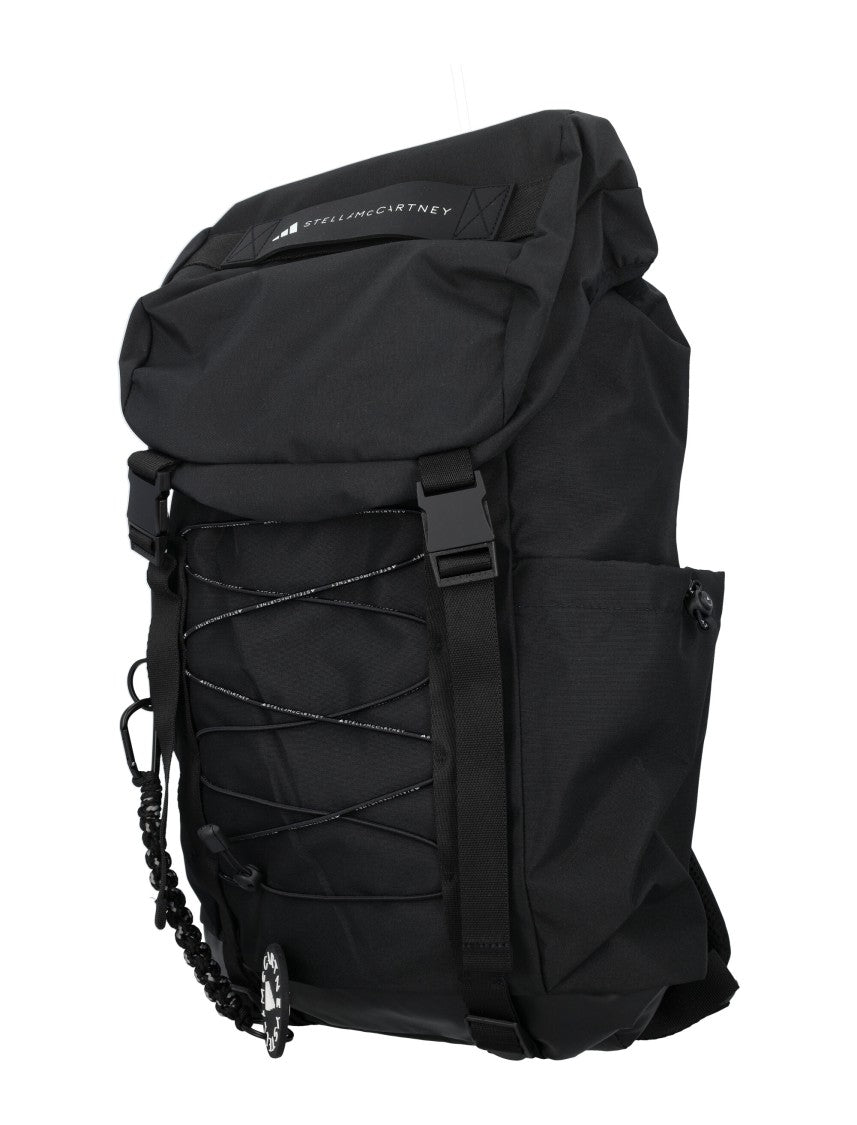 Adidas By Stella Mccartney Vegan Functional Black Nylon Backpack