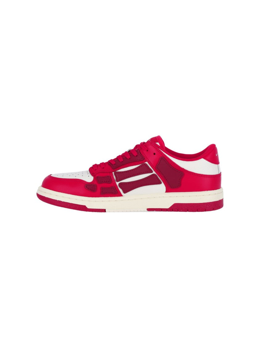 Amiri Sporty Sneakers With Vibrant Red And White Elements