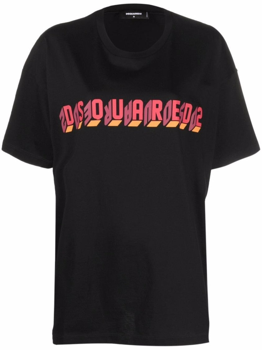 Dsquared2 Mirror Logo Oversize T-Shirt