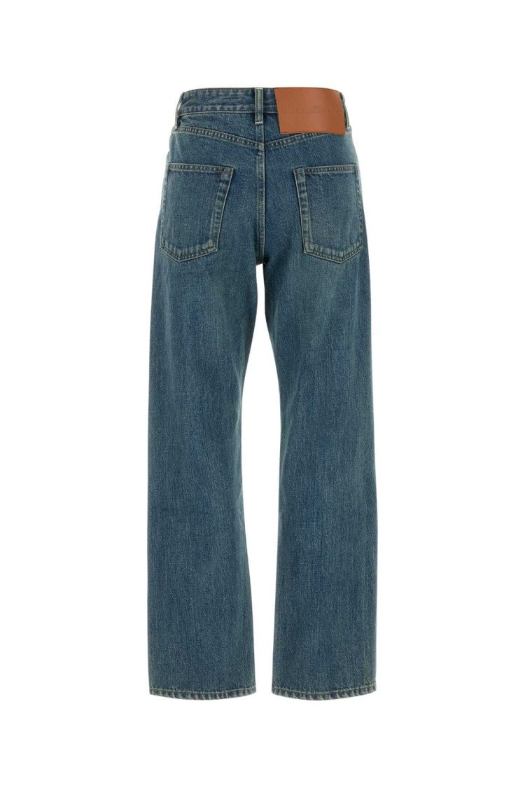 Jil Sander Classic High-Waisted Straight-Leg Denim Jeans
