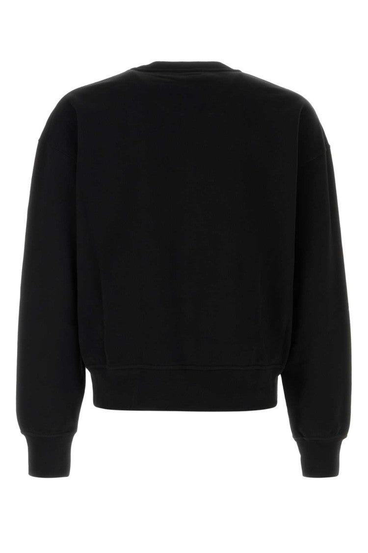 Alexander Mcqueen Black Cotton Sweatshirt