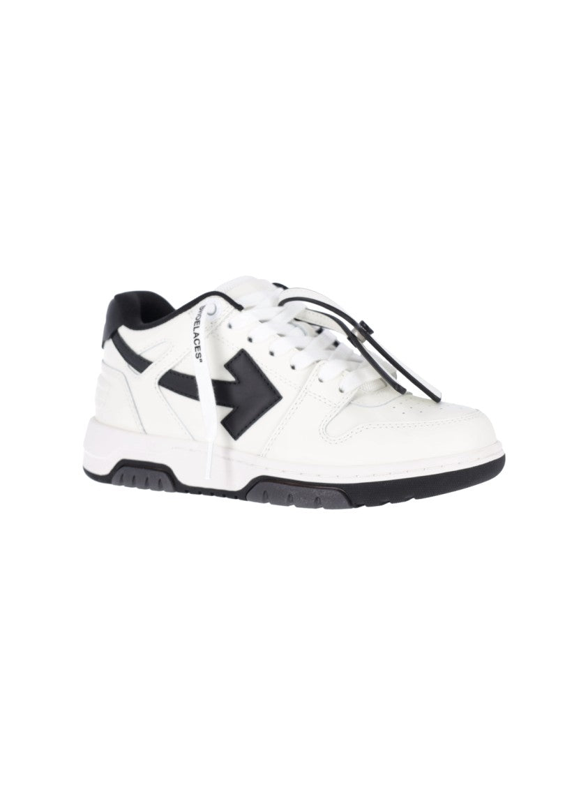 Off-White White Leather Out Of Office Sneakers