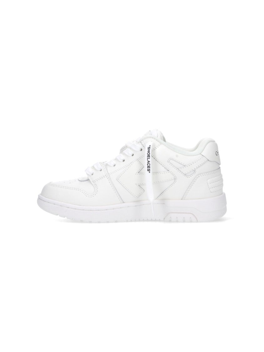 Off-White White Leather Out Of Office Sneakers
