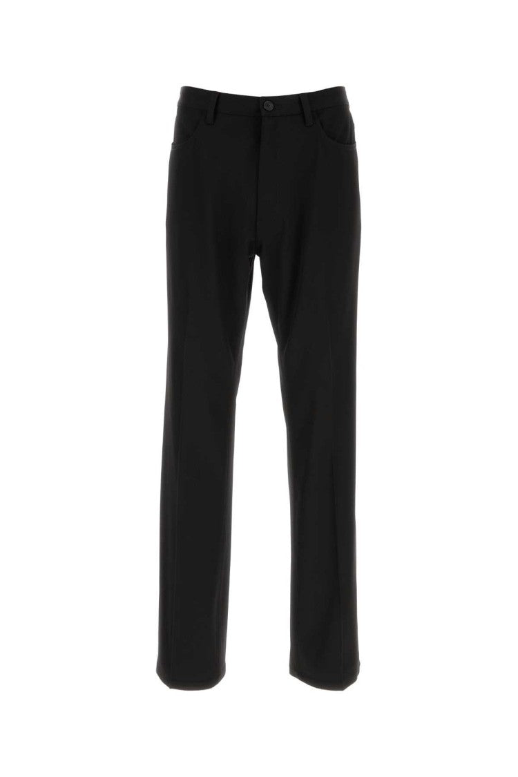 Balenciaga Black Stretch Wool Pant