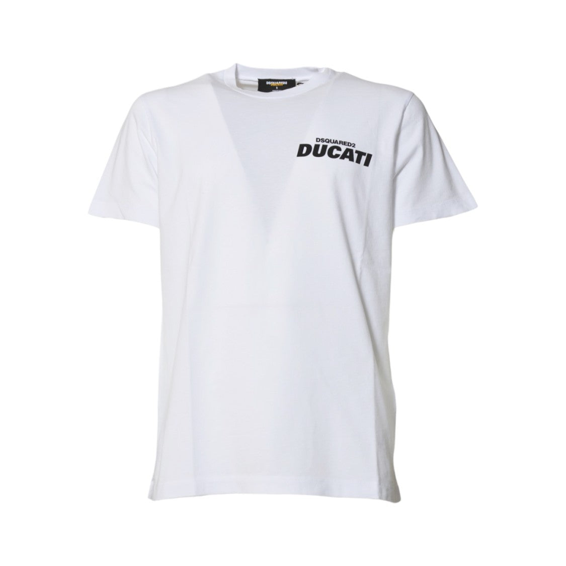 Dsquared2 Short-Sleeve White T-Shirt With Bold Logo Print