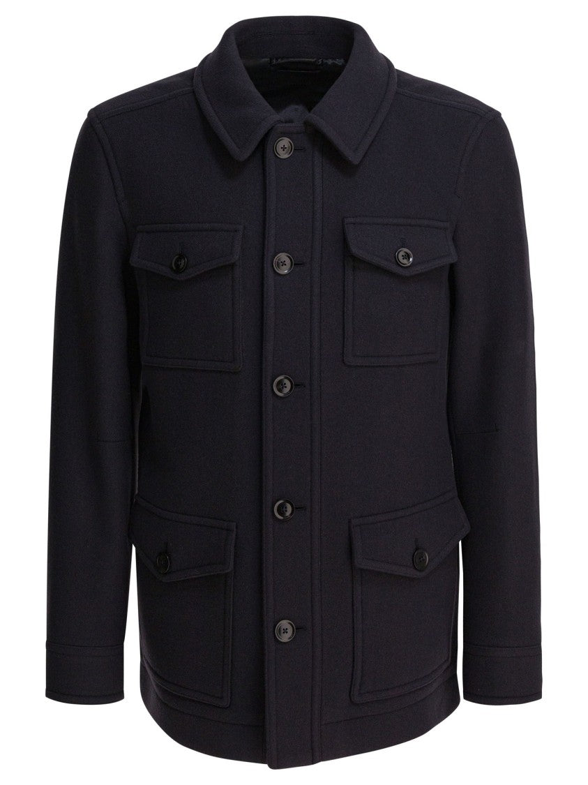 Tom Ford Double-Split Wool Coat