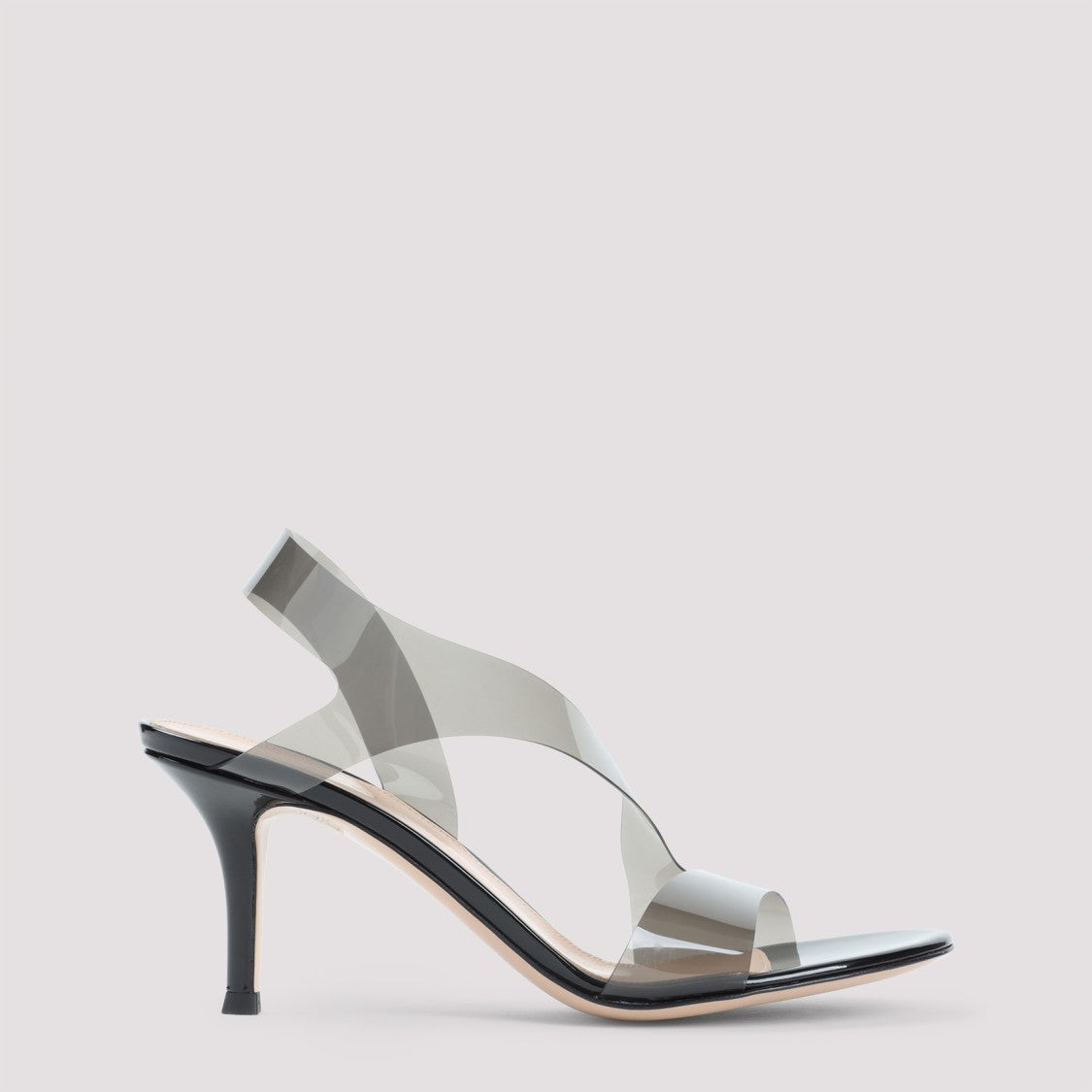 Gianvito Rossi Almond Toe Sandals With Covered Heel
