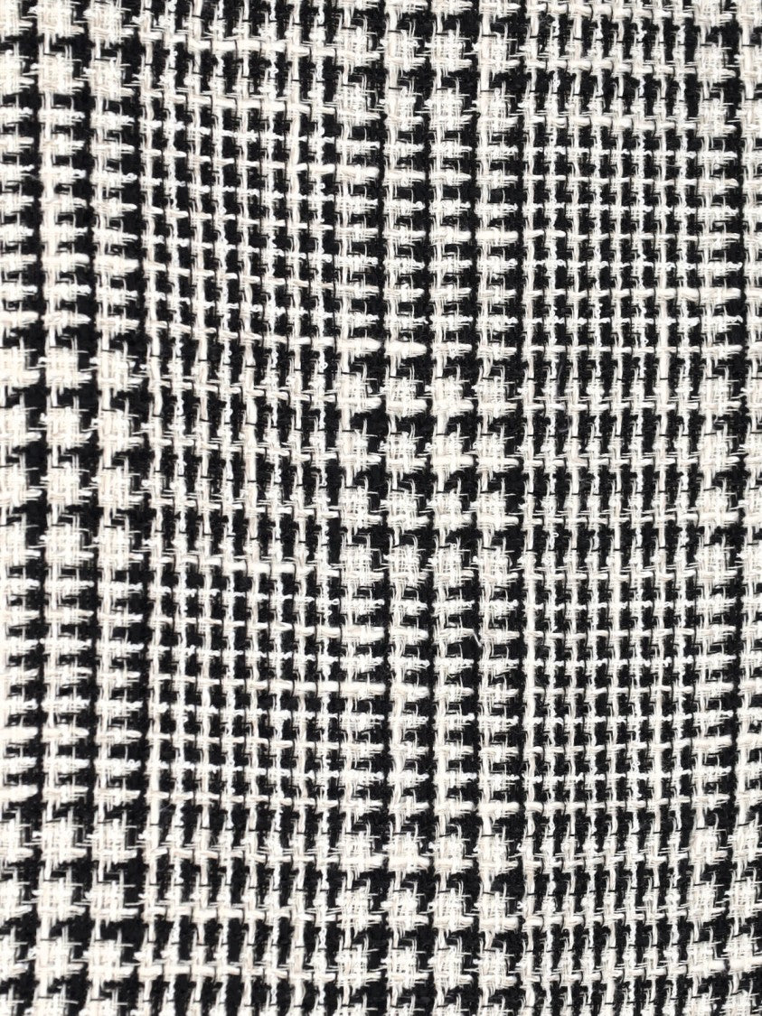 Gianluca Capannolo Houndstooth Midi Skirt – White