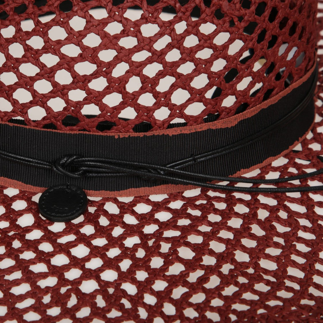 Catarzi Wide-Brimmed Hat With Fringed Edge