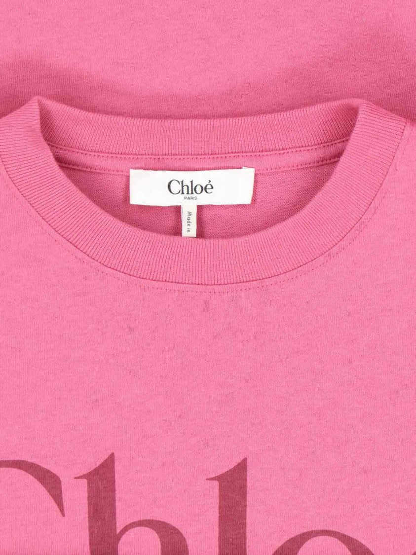 Chloé Logo T-Shirt – Pink
