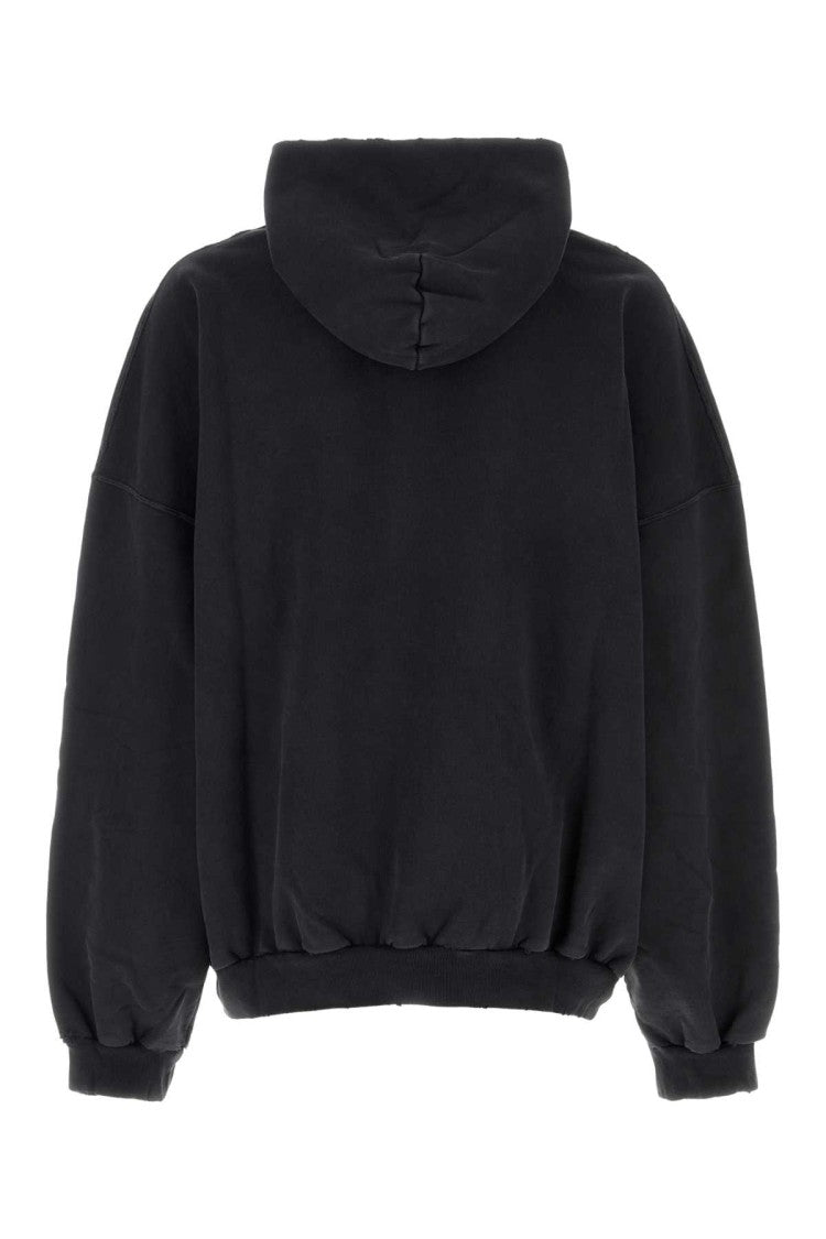 Balenciaga Charcoal Cotton Sweatshirt