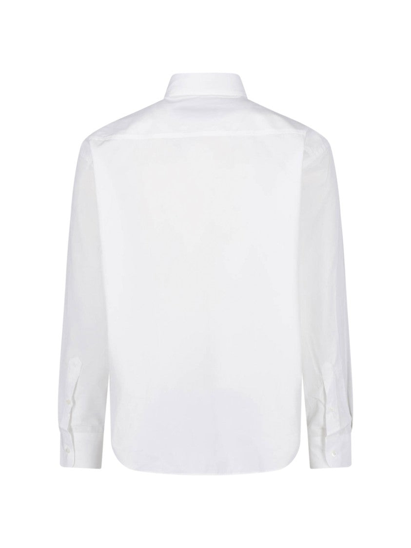 Ami Paris White Ami De Cœur Cotton Shirt