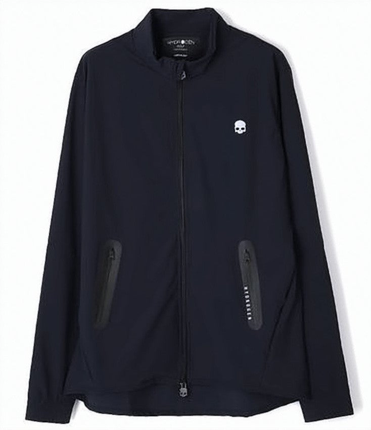 Hydrogen Fitted High Collar Jacket With Zippered Pockets