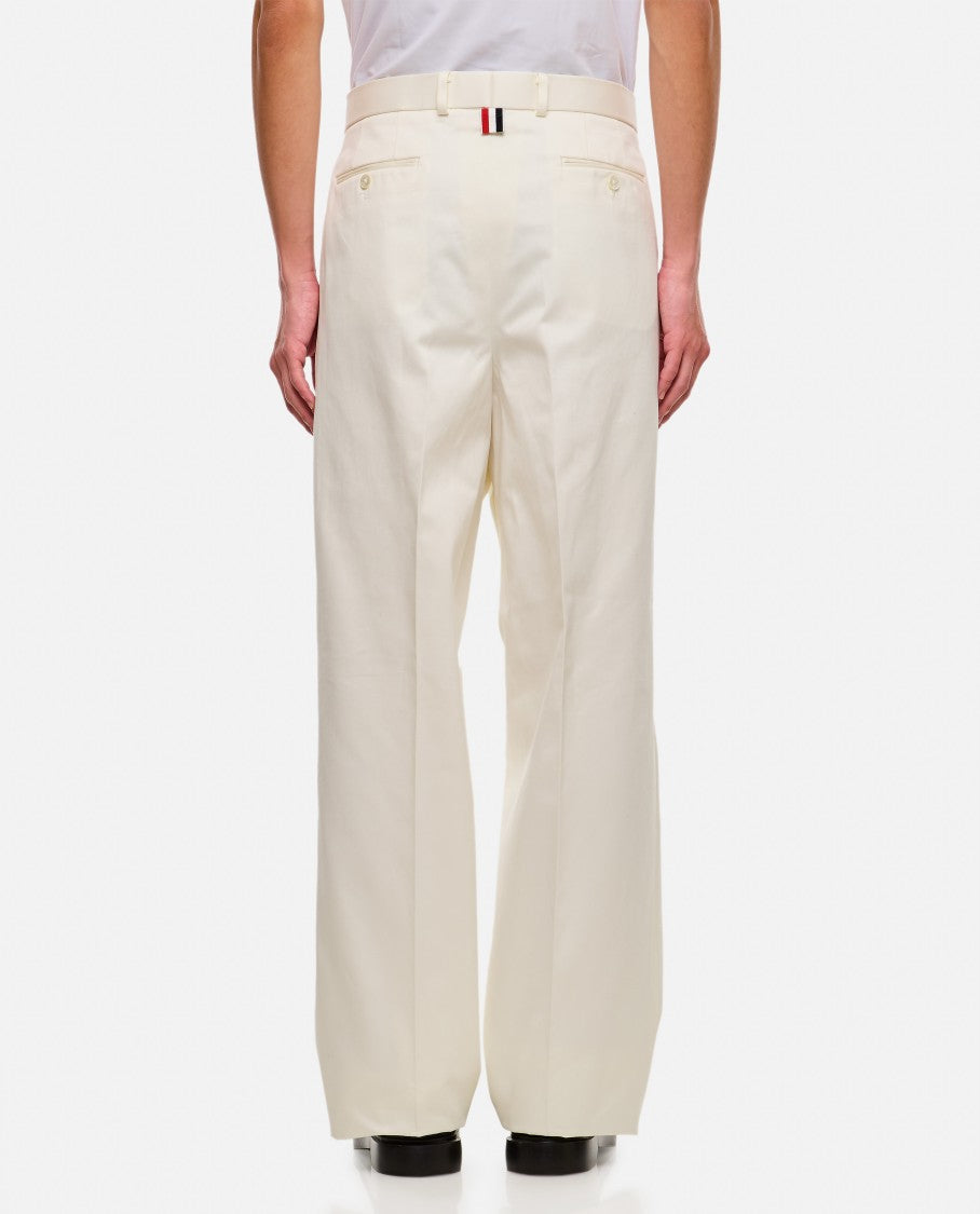 Thom Browne Low Rise Beltloop Cotton Trouser
