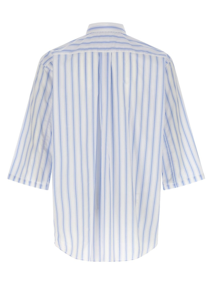 Comme Des Garçons Vertical Stripe Cotton Poplin Shirt