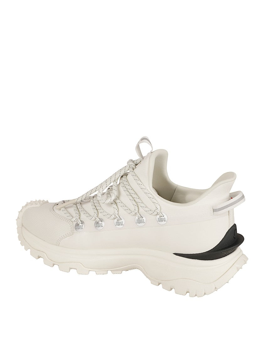 Moncler White Performance Sneakers With Tpu Spoiler