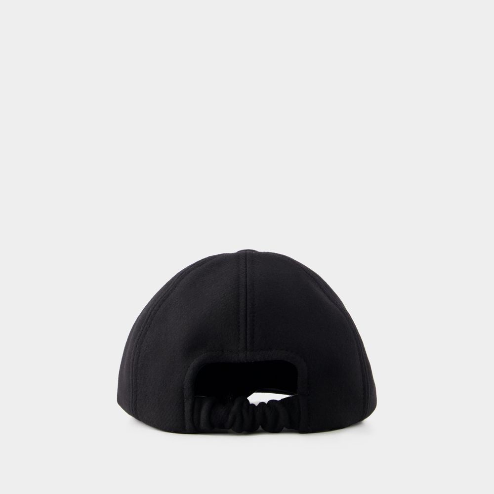 Patou Unisex Cap - Wool - Black
