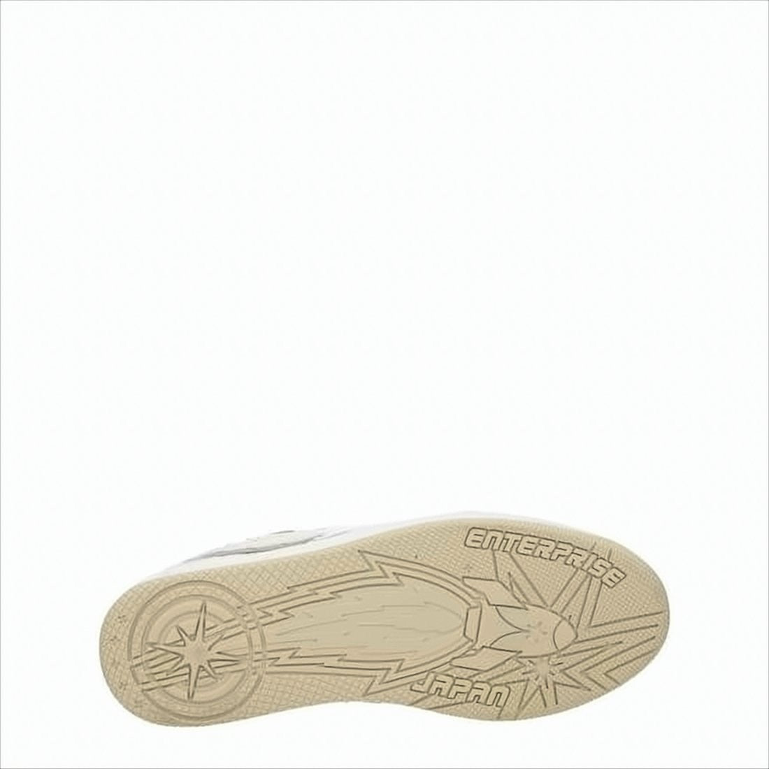 Enterprise Japan Low-Top Leather Sneakers With Winged Logo