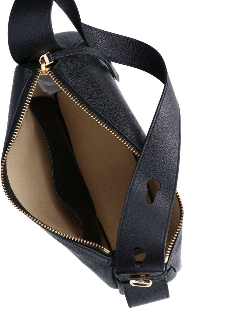 Tory Burch Black Romy Leather Shoulder Bag