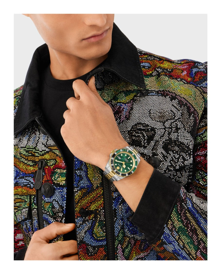 Philipp Plein Gmt-I Challenger Baguettes Bracelet Watch