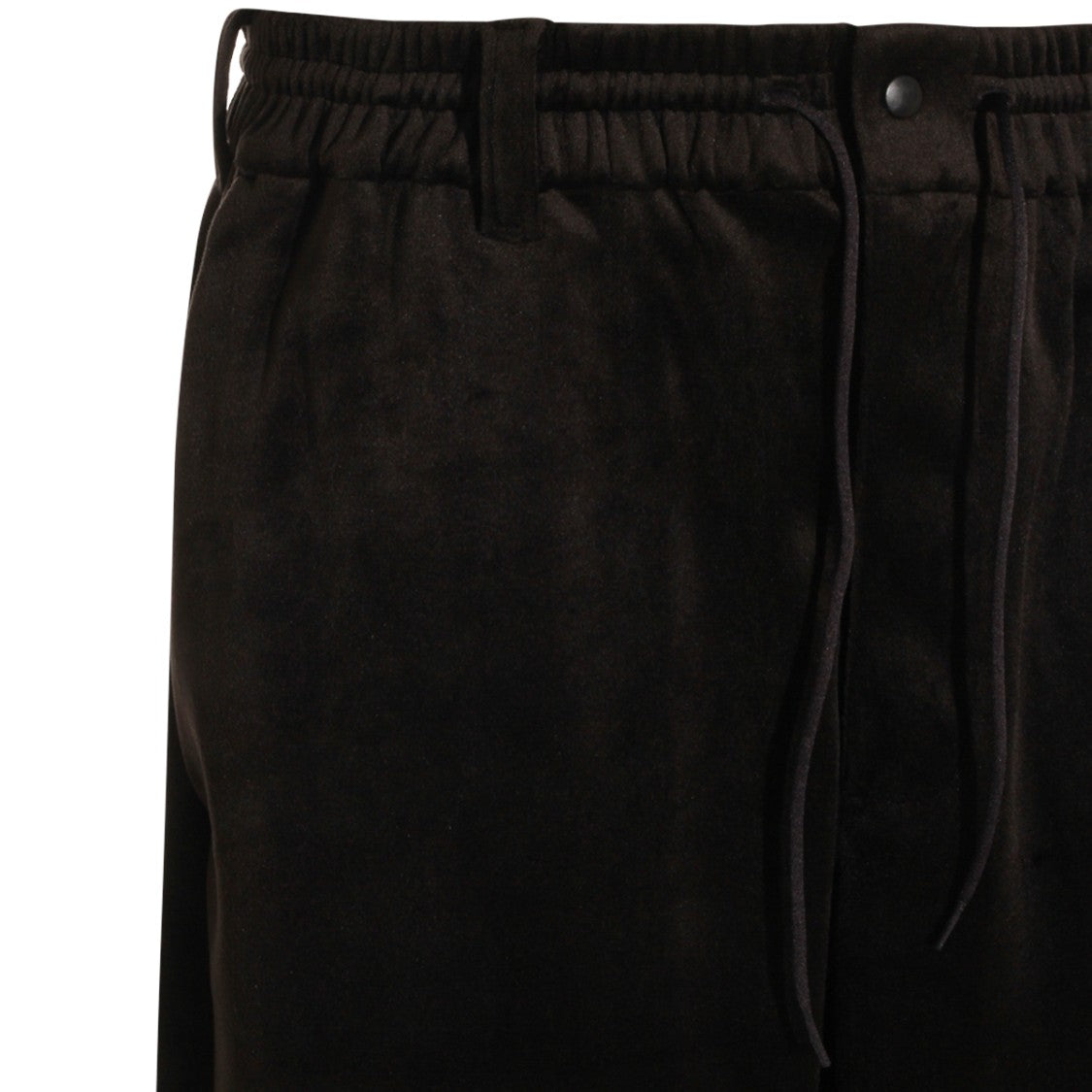 Y-3 Wide Leg Trousers With Elasticated Waistband And Minimalist Design