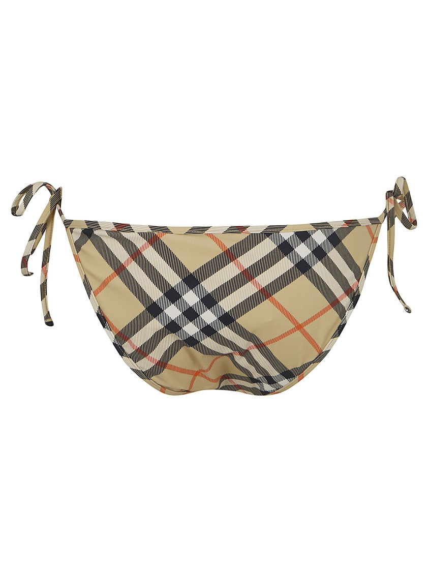 Burberry Check Pattern Bikini Bottom