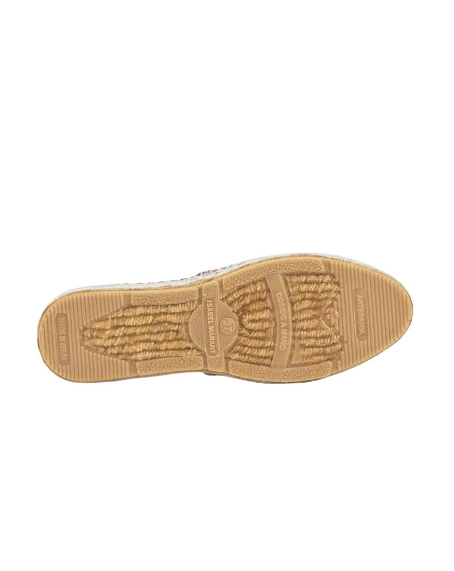 Isabel Marant Textured Pink Slip-On Flats