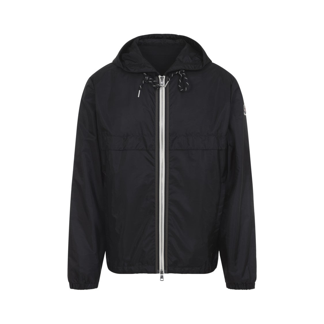 Moncler Lightweight Black Casual Jacket With Hood