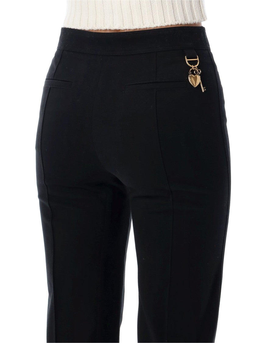 Chloé High Waisted Tailored Cotton Pants