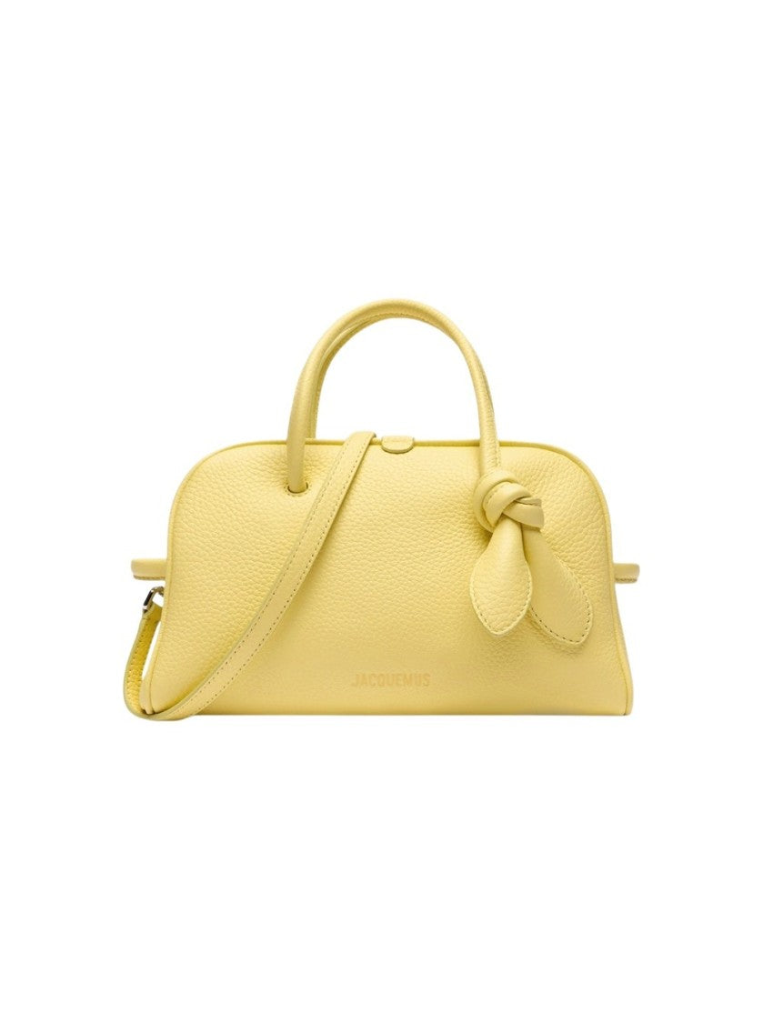Jacquemus The Small Turismo Bowling Bag Light Yellow