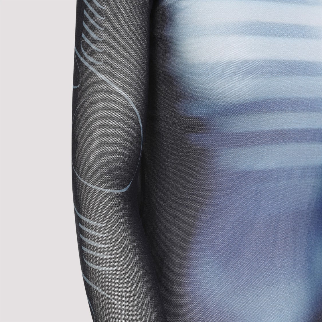 Jean Paul Gaultier Grey/Blue Le Mâle Top