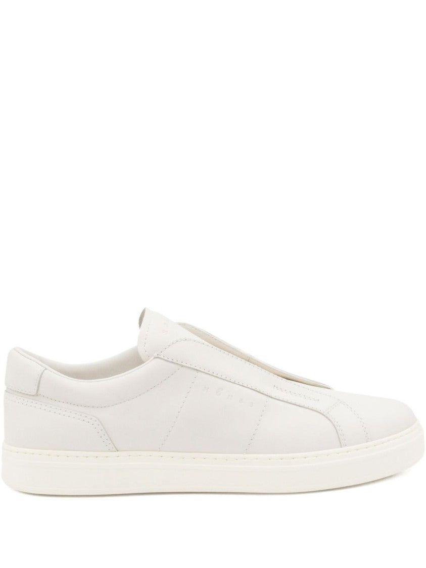 Hogan Slip-On Sneakers With Tonal Stitching And Embossed Branding
