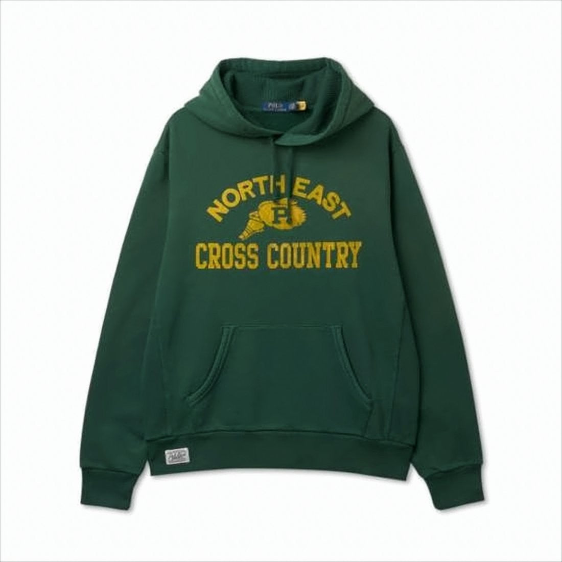 Polo Ralph Lauren Deep Green Fleece Hoodie With Bold Graphic