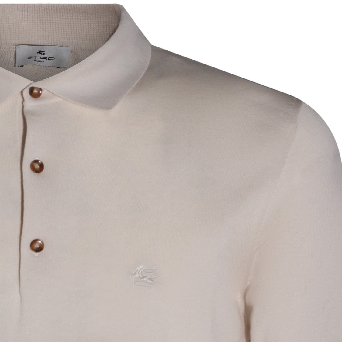 Etro Minimalist White T-Shirt With Crew Neckline