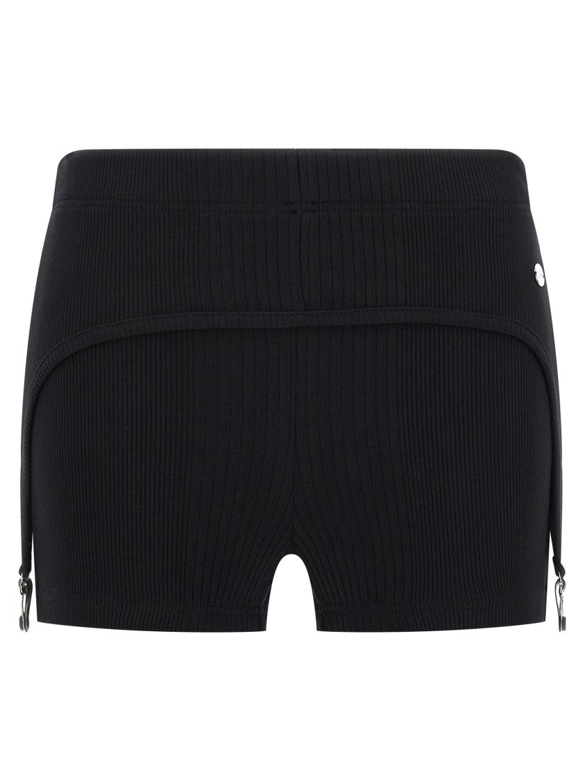 Jean Paul Gaultier 'The Black Garter' Shorts