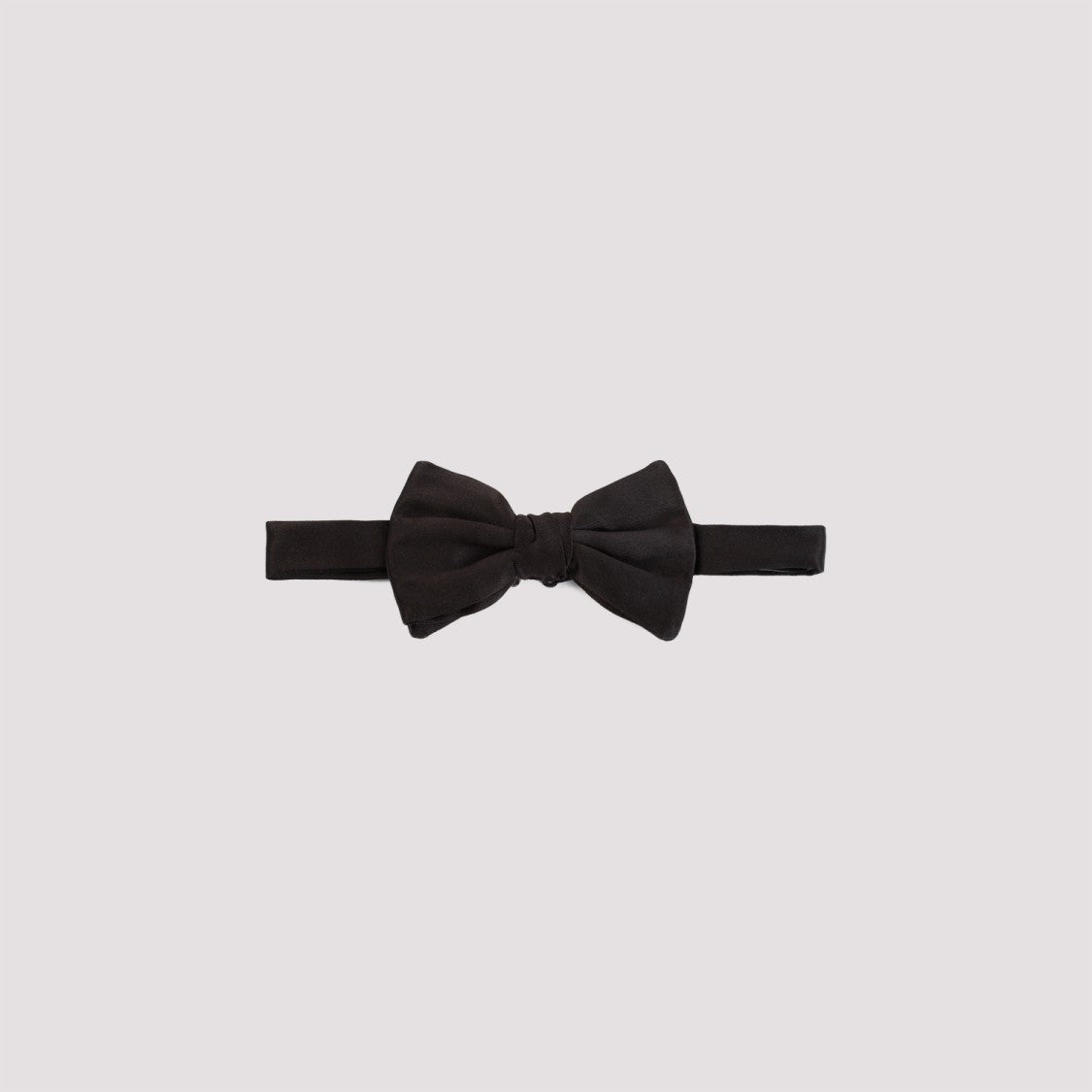 Giorgio Armani Refined Black Silk Bowtie With Adjustable Strap