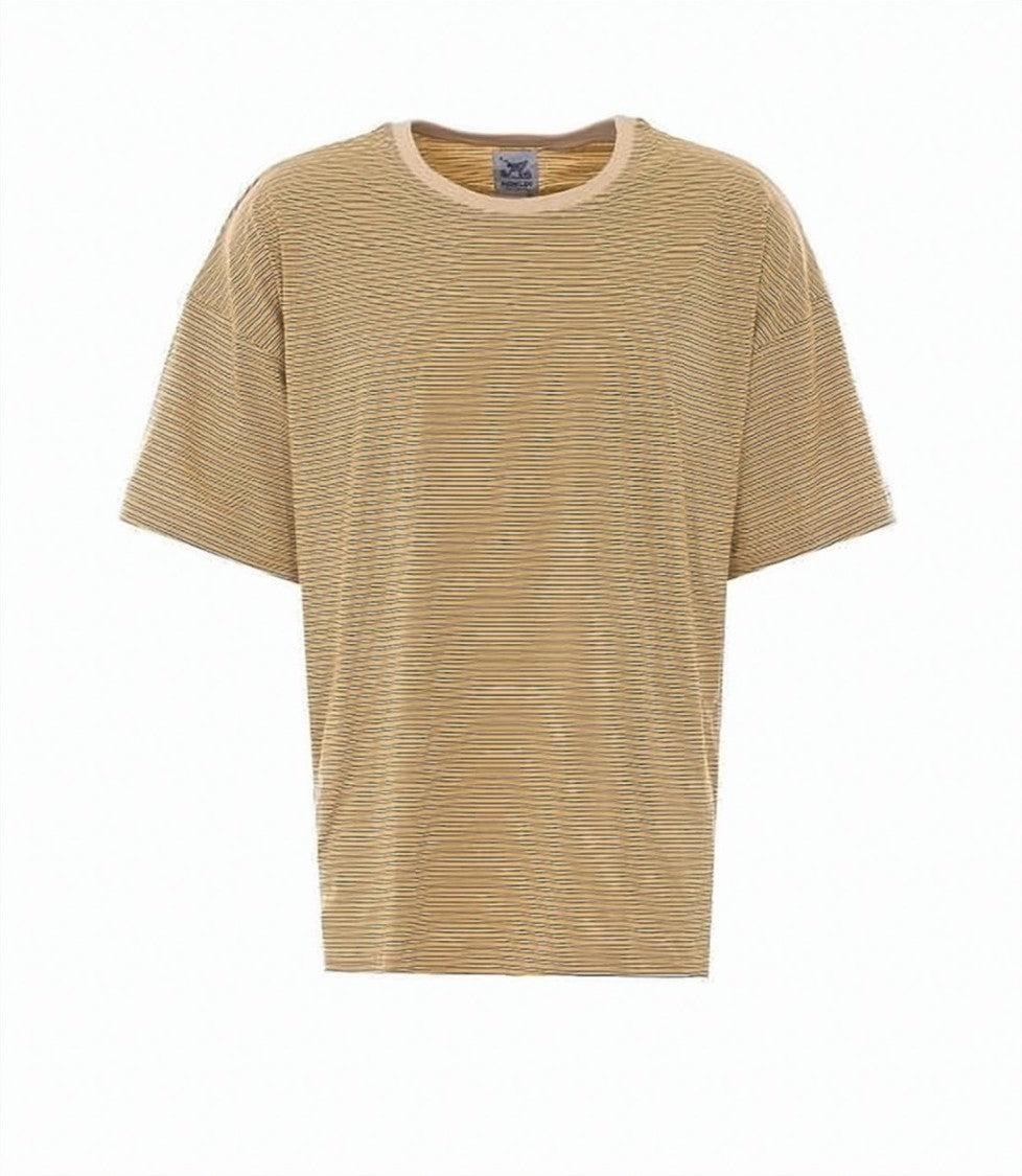 Howlin Relaxed Fit Short-Sleeved T-Shirt With Fine Horizontal Stripes