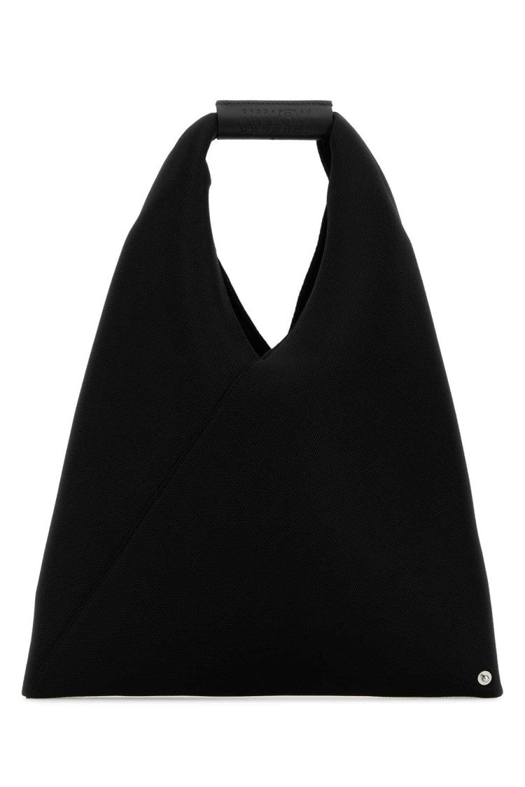 Mm6 By Maison Margiela Black Canvas Japanese Handbag