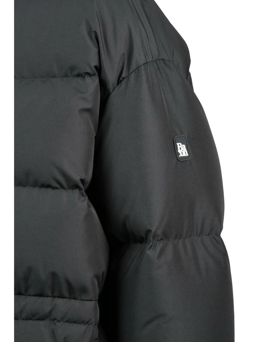 Bacon Black Polyester Cloud 105 Down Jacket
