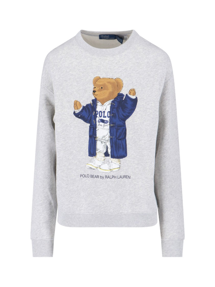Polo Ralph Lauren Crewneck Sweatshirt "Polo Bear" Grey