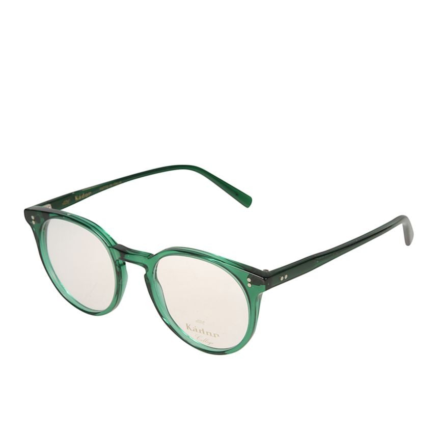 Kador Chyli/N Translucent Green Frame Eyeglasses With Rounded Shape