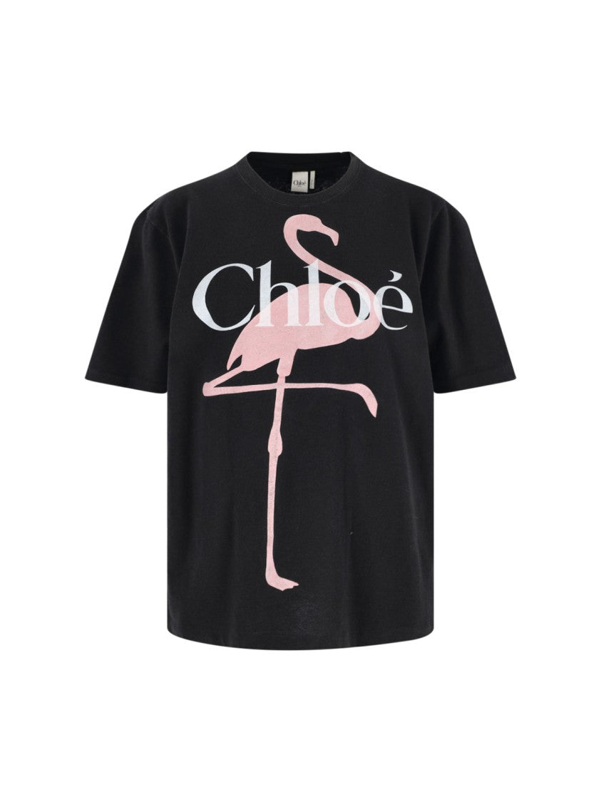 Chloé Logo T-Shirt – Black