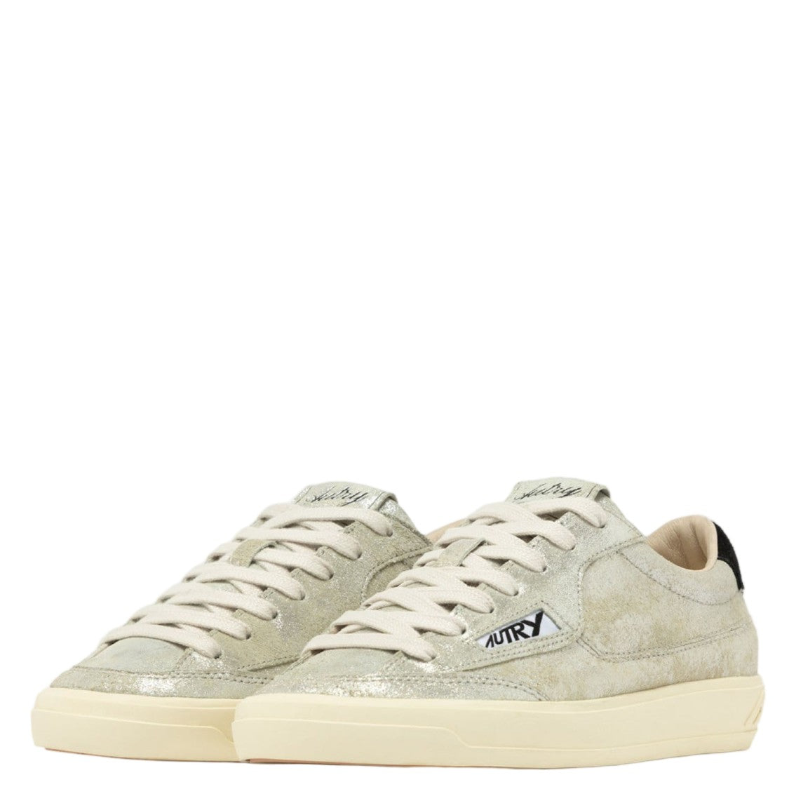 Autry Windscape Low Sneakers In Silver